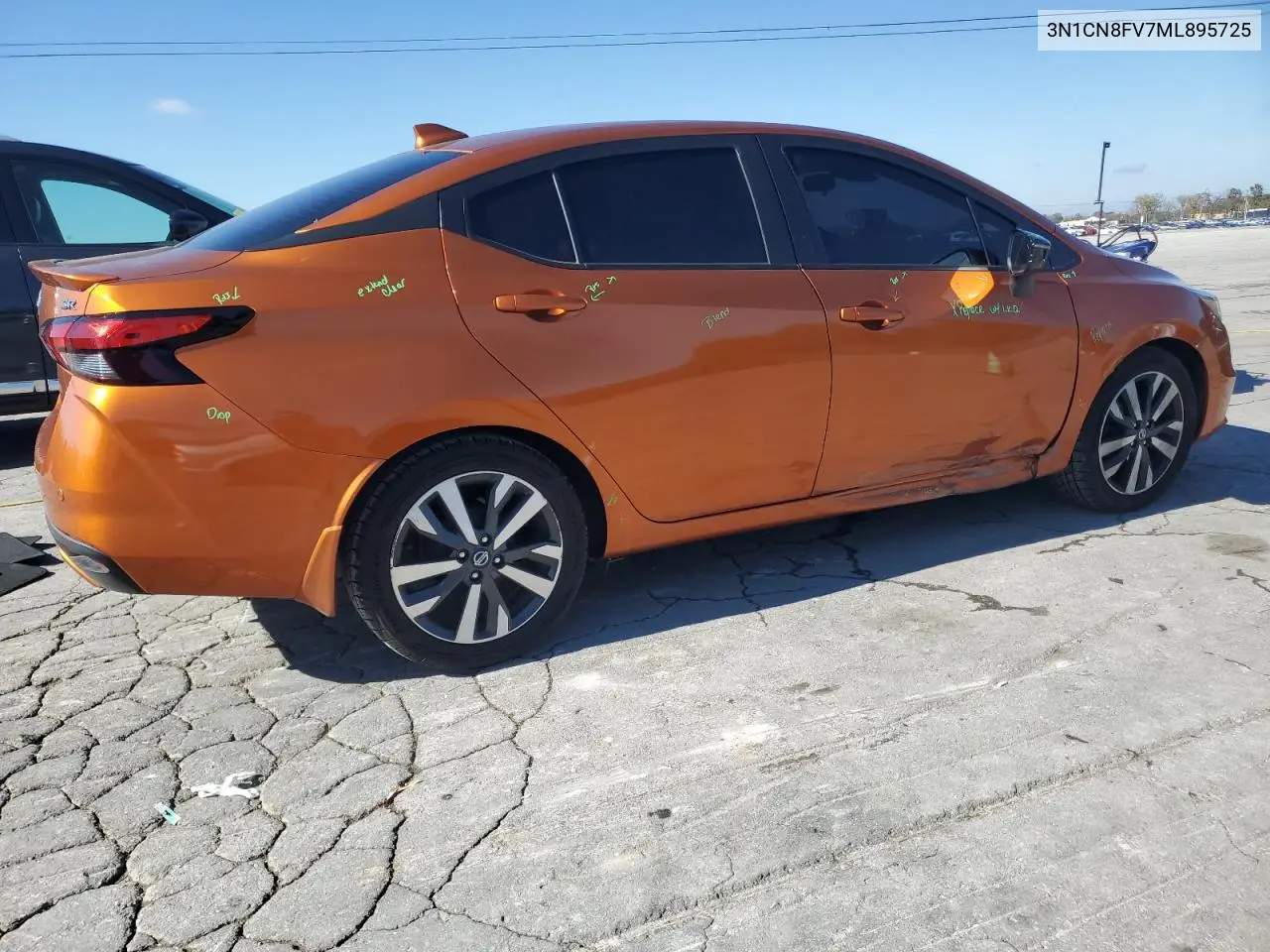 3N1CN8FV7ML895725 2021 Nissan Versa Sr
