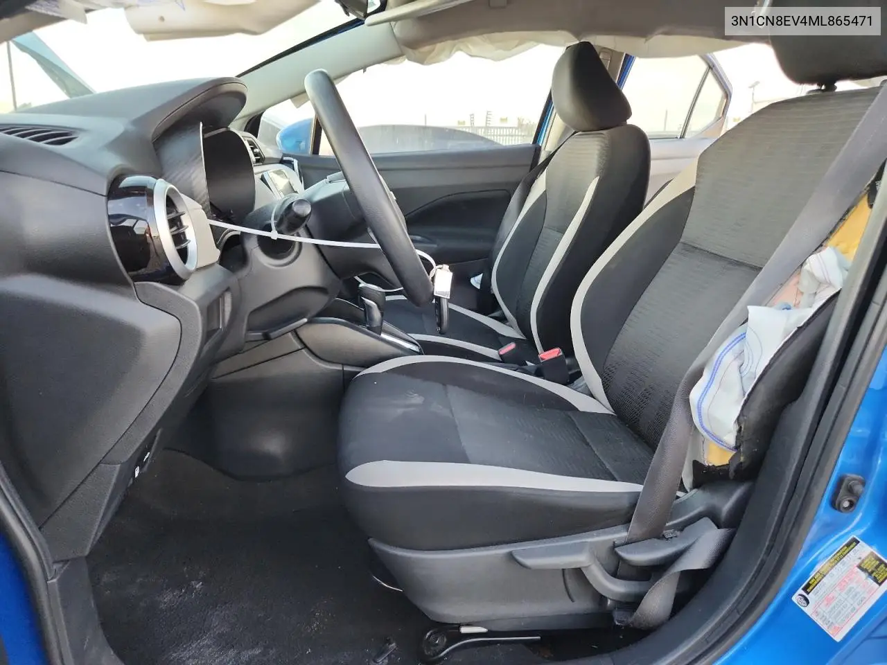 3N1CN8EV4ML865471 2021 Nissan Versa Sv