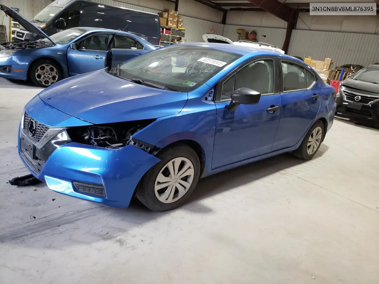 3N1CN8BV8ML876395 2021 Nissan Versa S