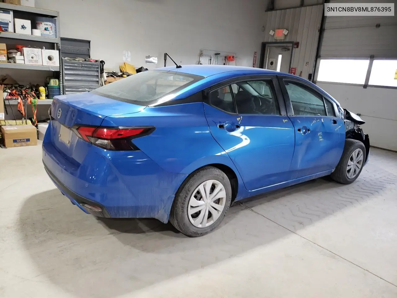 3N1CN8BV8ML876395 2021 Nissan Versa S