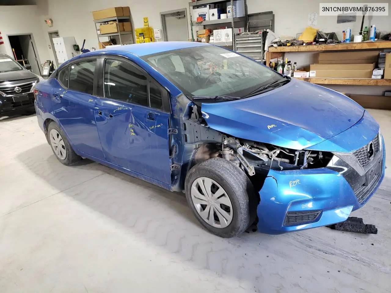 3N1CN8BV8ML876395 2021 Nissan Versa S