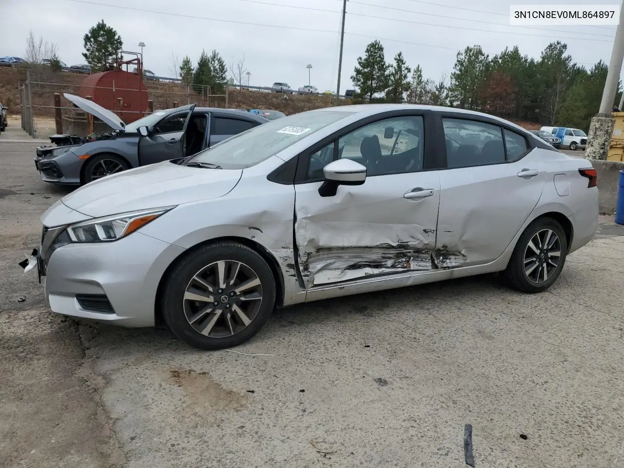 3N1CN8EV0ML864897 2021 Nissan Versa Sv