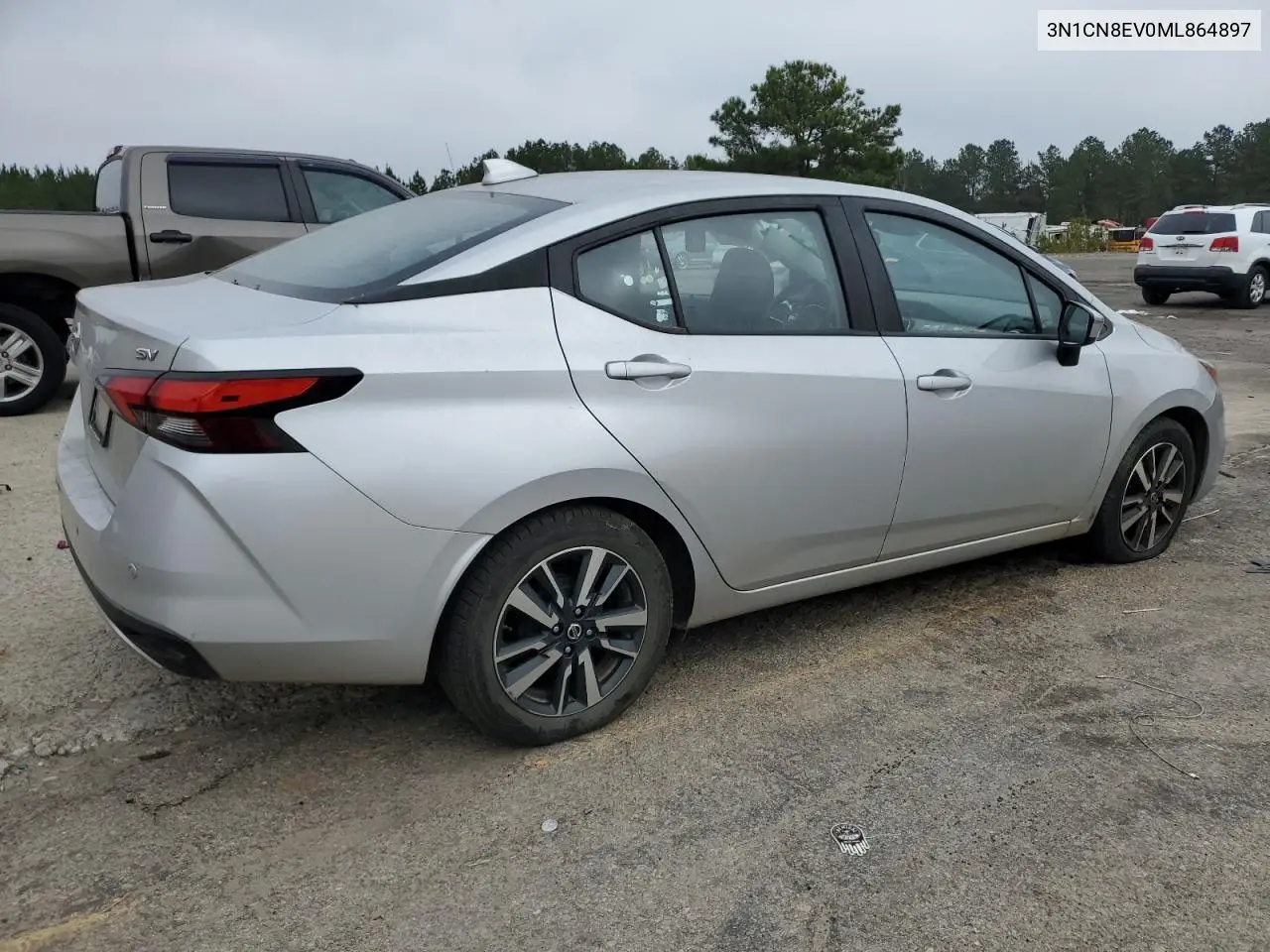 3N1CN8EV0ML864897 2021 Nissan Versa Sv