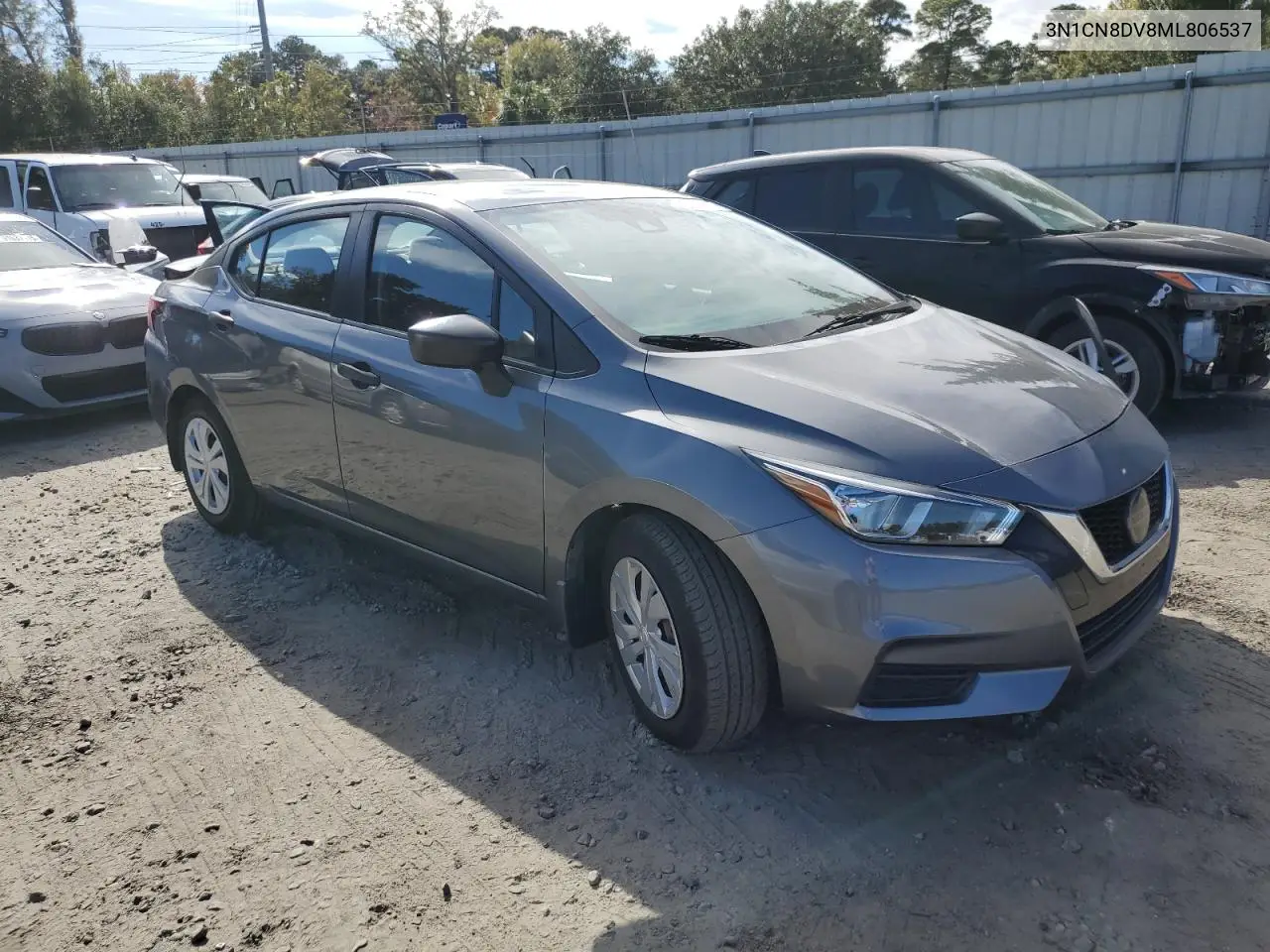 3N1CN8DV8ML806537 2021 Nissan Versa S
