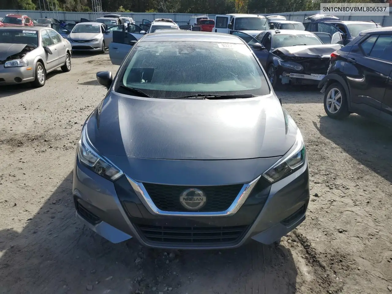 3N1CN8DV8ML806537 2021 Nissan Versa S