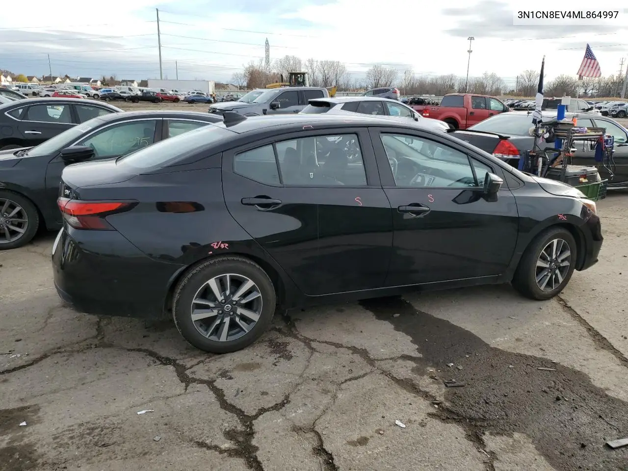 3N1CN8EV4ML864997 2021 Nissan Versa Sv