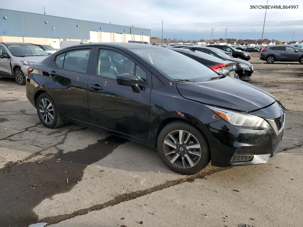 3N1CN8EV4ML864997 2021 Nissan Versa Sv