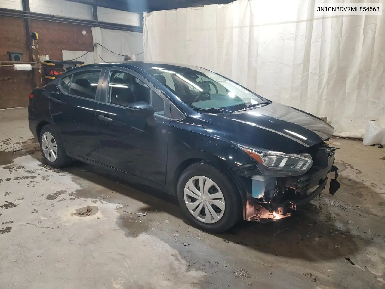 3N1CN8DV7ML854563 2021 Nissan Versa S