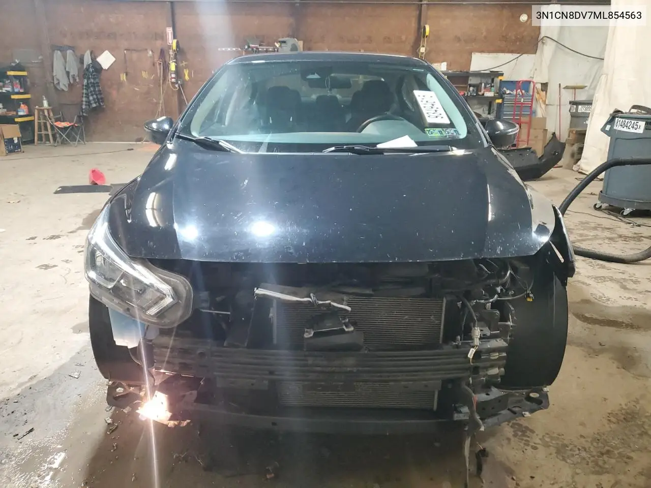3N1CN8DV7ML854563 2021 Nissan Versa S