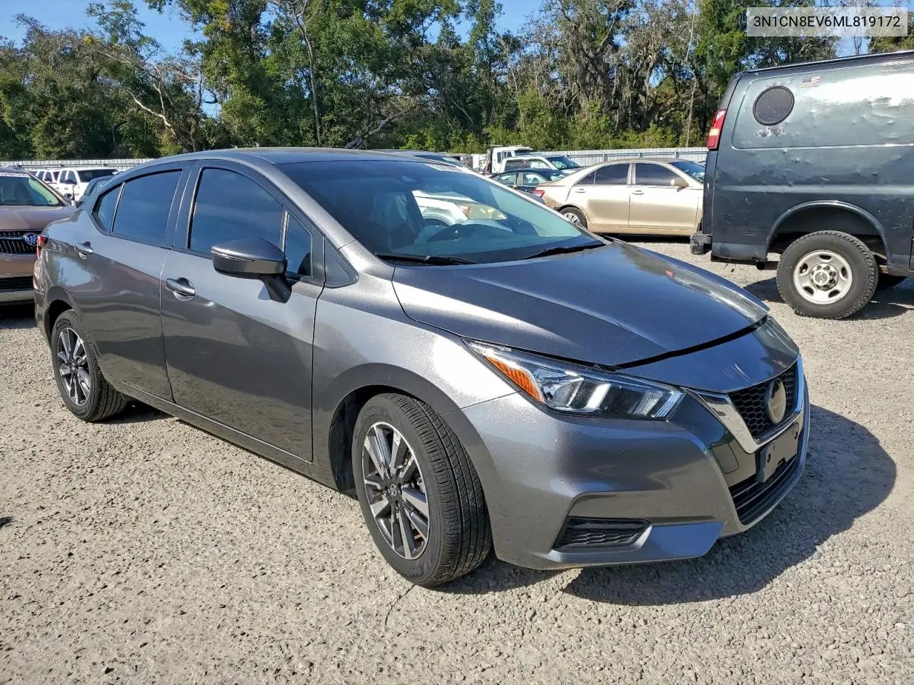 3N1CN8EV6ML819172 2021 Nissan Versa Sv