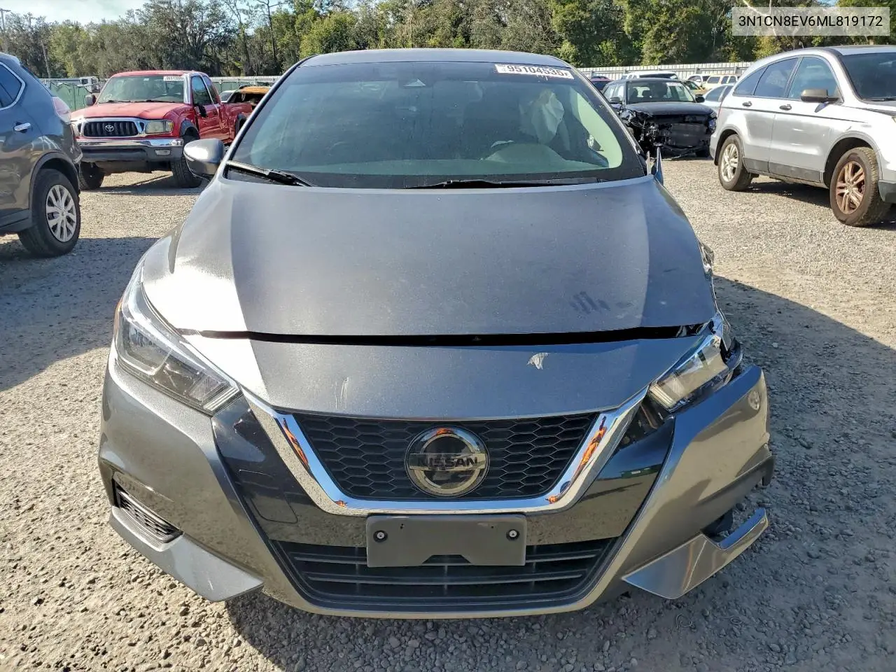 3N1CN8EV6ML819172 2021 Nissan Versa Sv