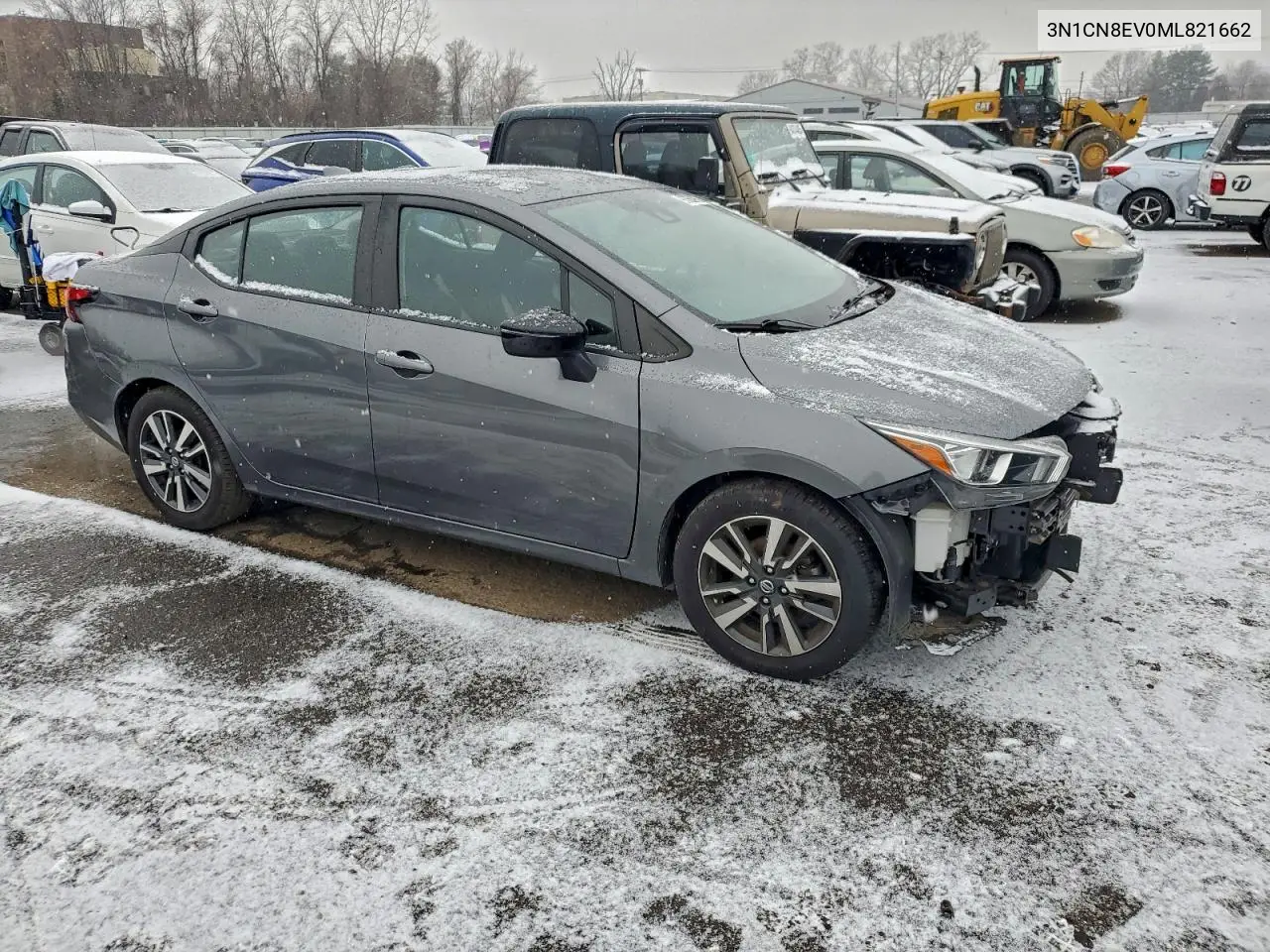 3N1CN8EV0ML821662 2021 Nissan Versa Sv