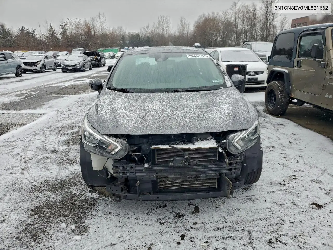 3N1CN8EV0ML821662 2021 Nissan Versa Sv