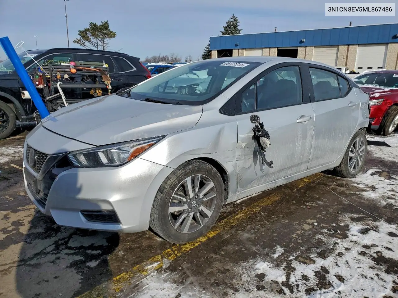3N1CN8EV5ML867486 2021 Nissan Versa Sv