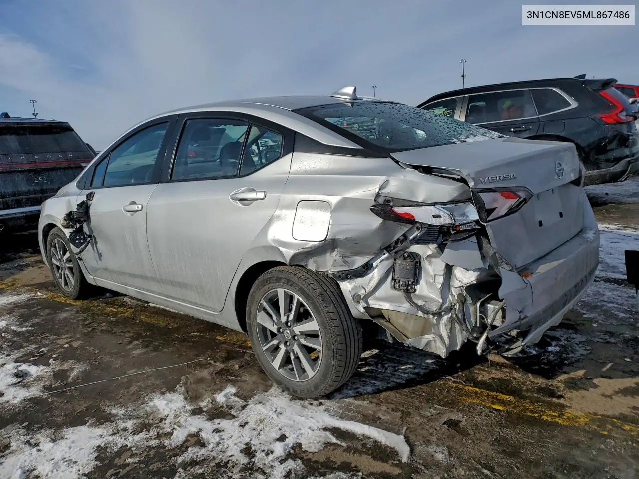 3N1CN8EV5ML867486 2021 Nissan Versa Sv