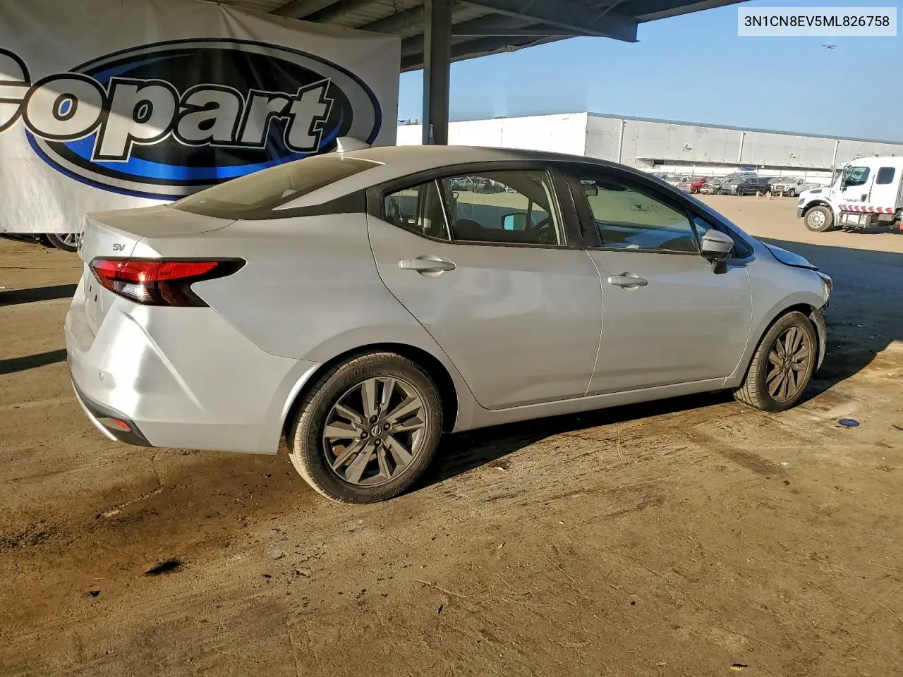 3N1CN8EV5ML826758 2021 Nissan Versa Sv