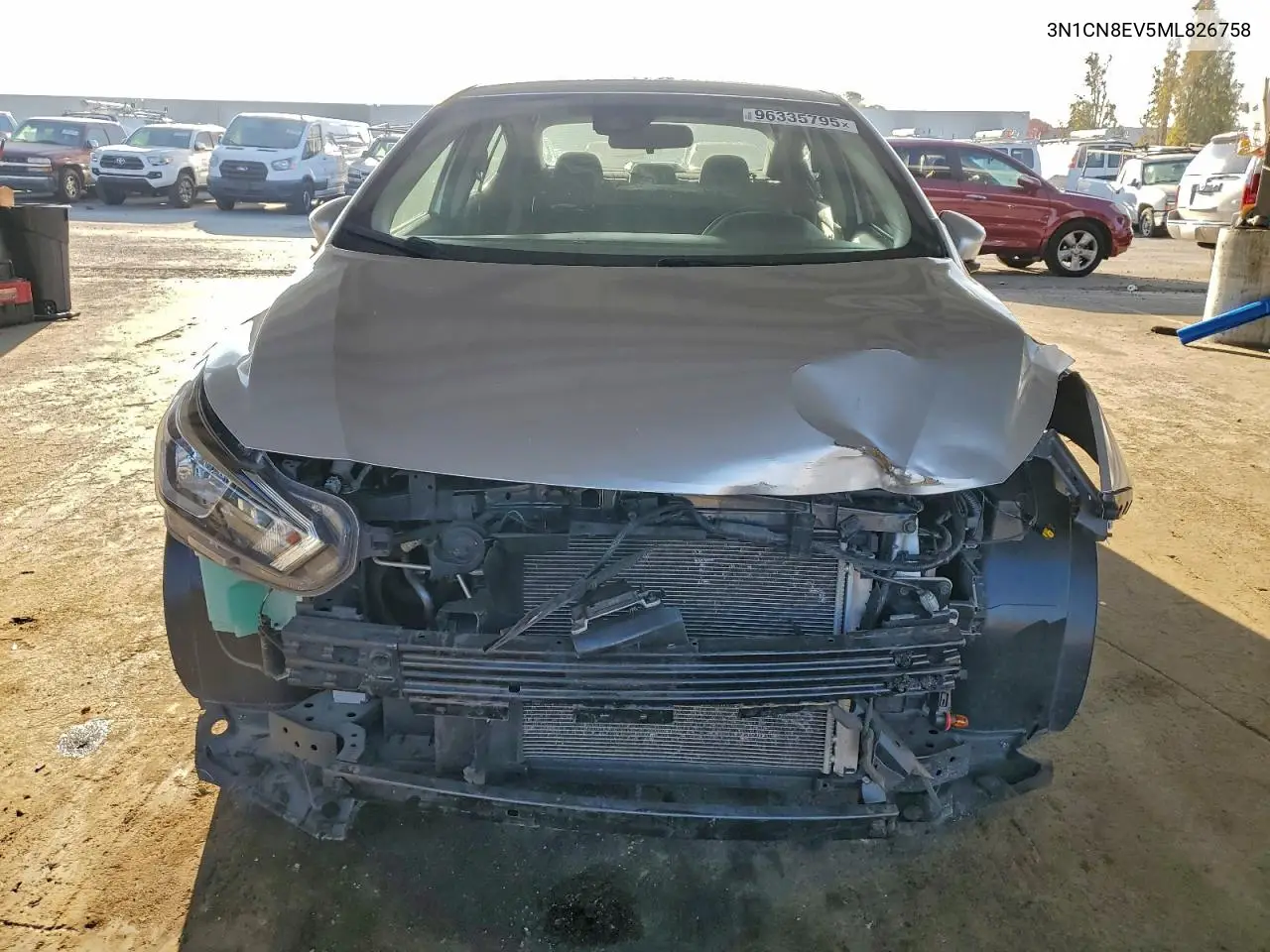 3N1CN8EV5ML826758 2021 Nissan Versa Sv