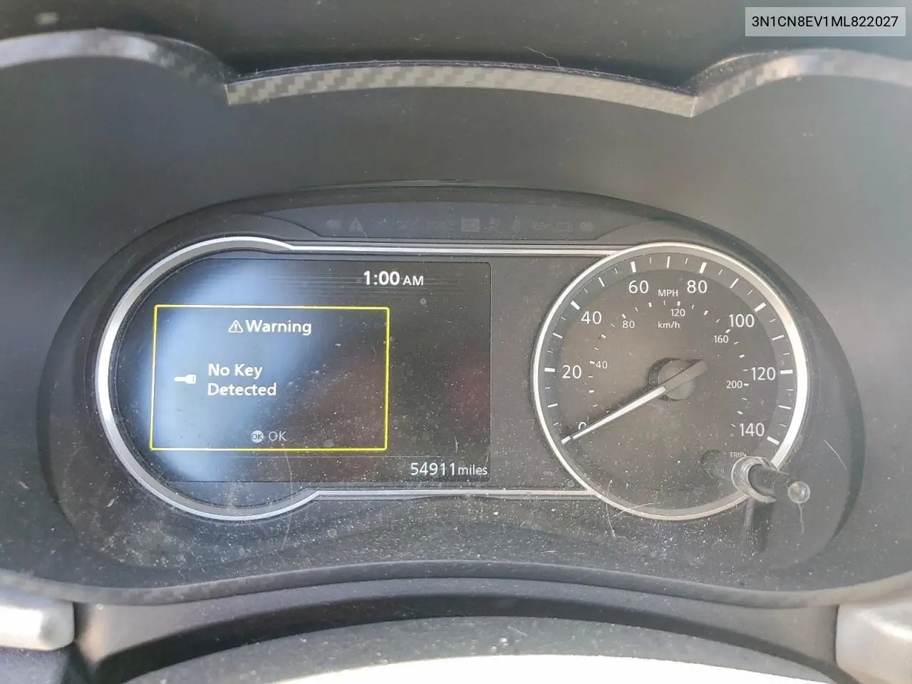 3N1CN8EV1ML822027 2021 Nissan Versa Sv
