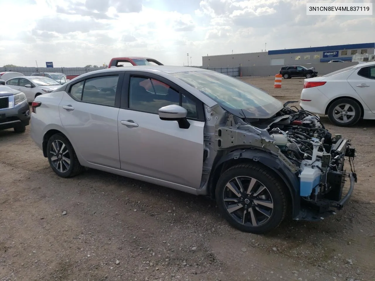 3N1CN8EV4ML837119 2022 Nissan Versa Sv