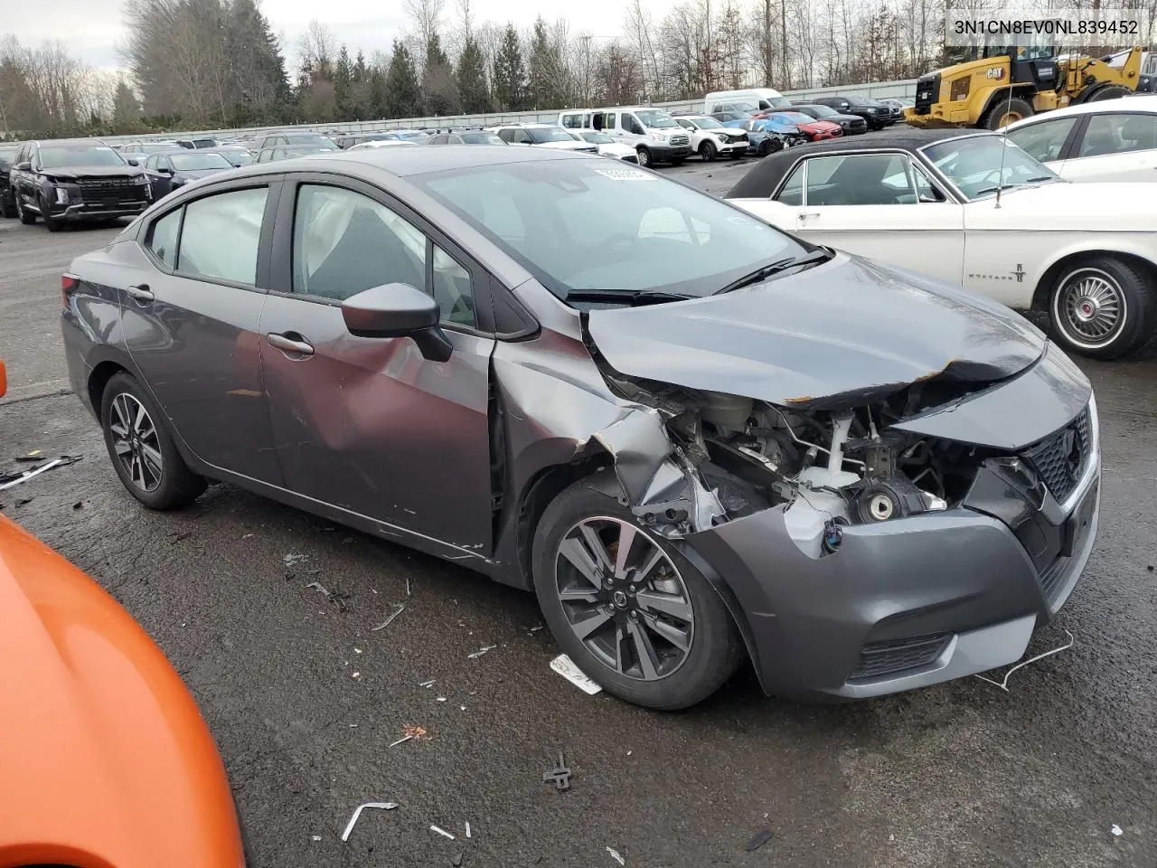 2022 Nissan Versa Sv VIN: 3N1CN8EV0NL839452 Lot: 85692884