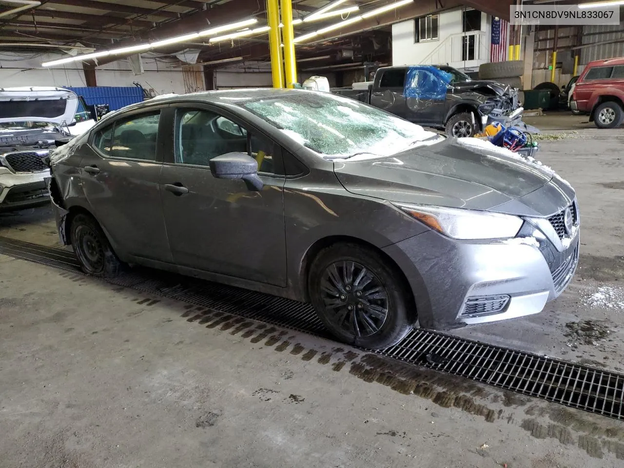 2022 Nissan Versa S VIN: 3N1CN8DV9NL833067 Lot: 87830765