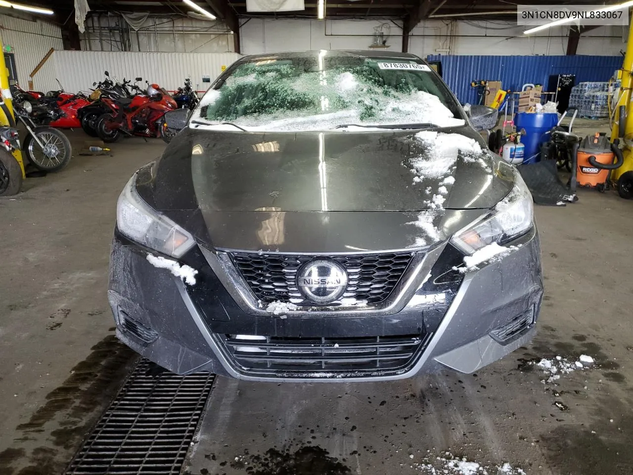 2022 Nissan Versa S VIN: 3N1CN8DV9NL833067 Lot: 87830765