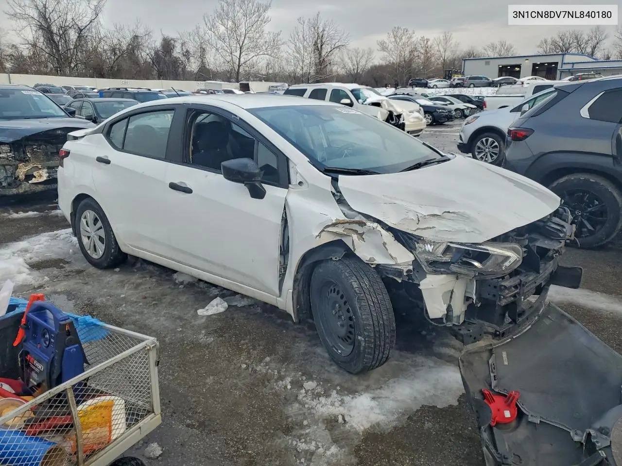 3N1CN8DV7NL840180 2022 Nissan Versa S