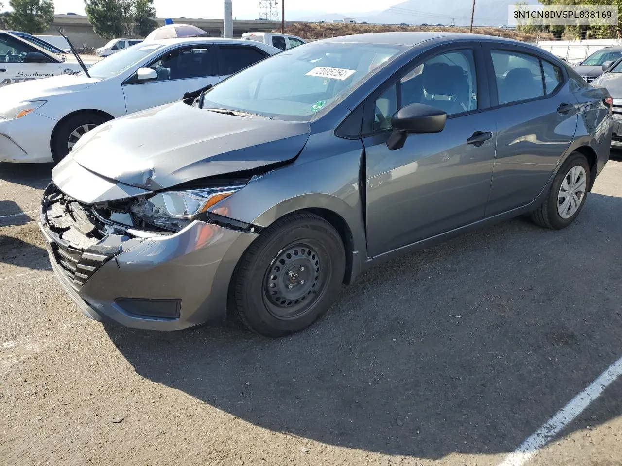 2023 Nissan Versa S VIN: 3N1CN8DV5PL838169 Lot: 72085254