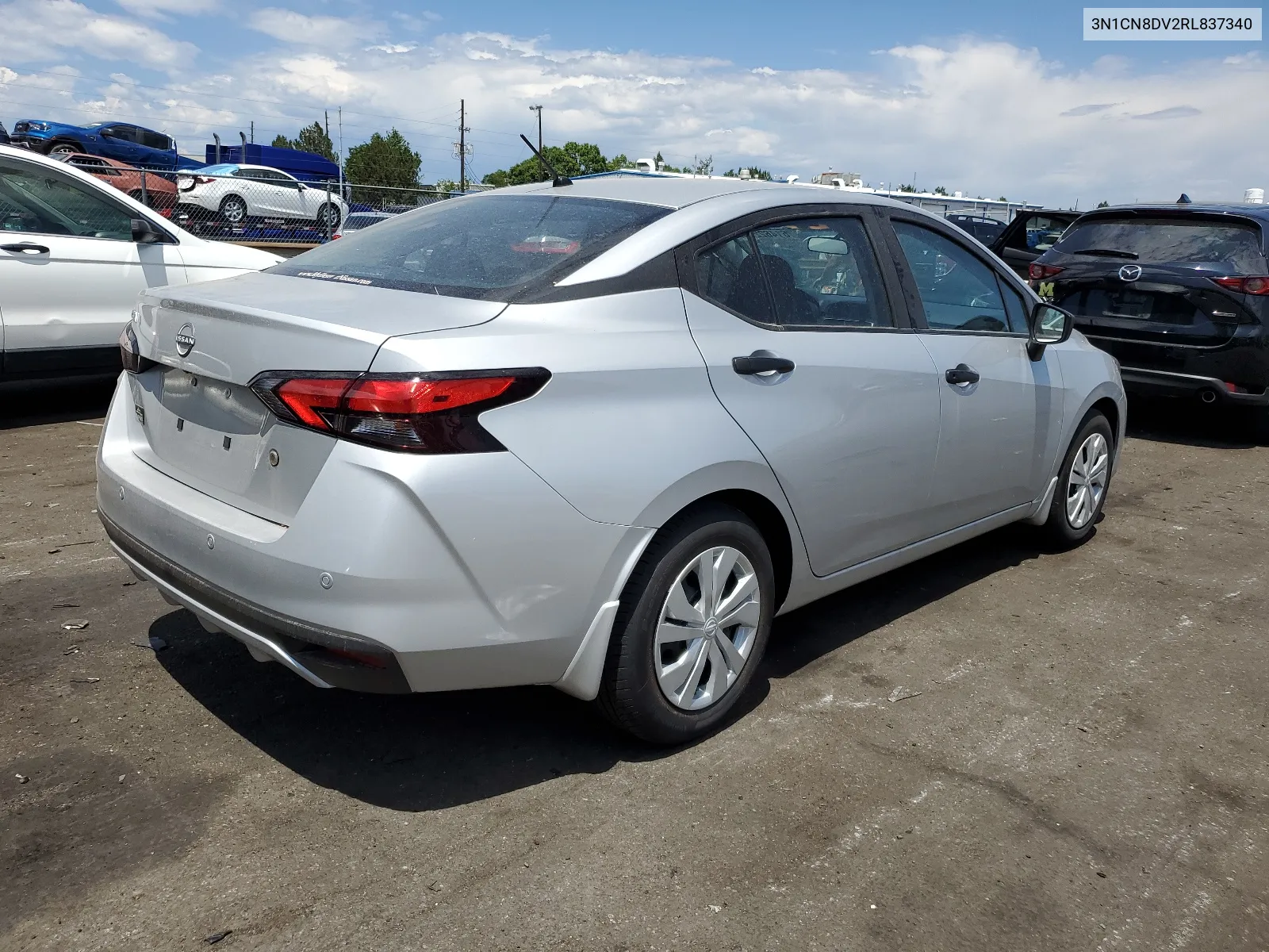 2024 Nissan Versa S VIN: 3N1CN8DV2RL837340 Lot: 61462204