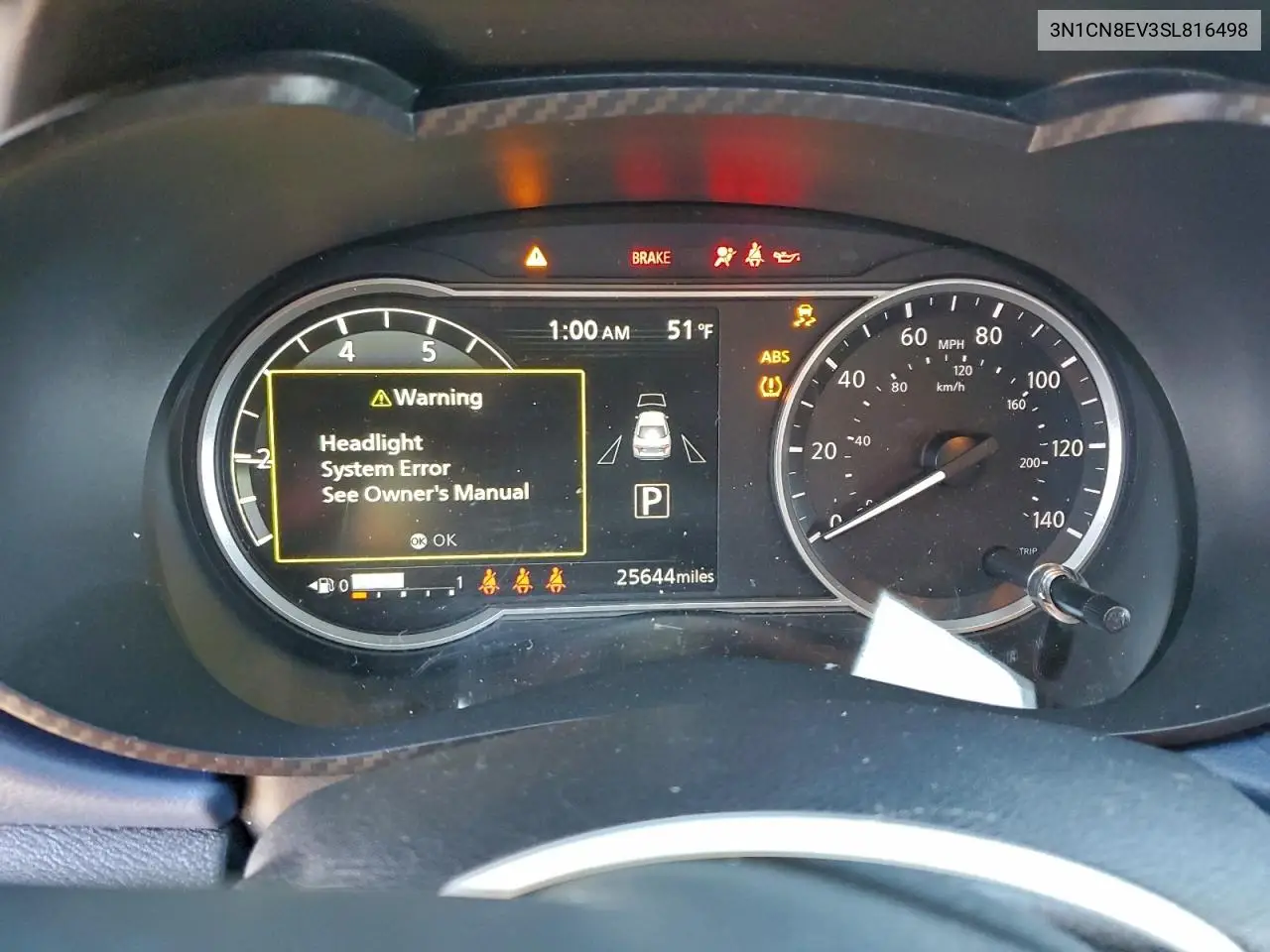3N1CN8EV3SL816498 2025 Nissan Versa Sv