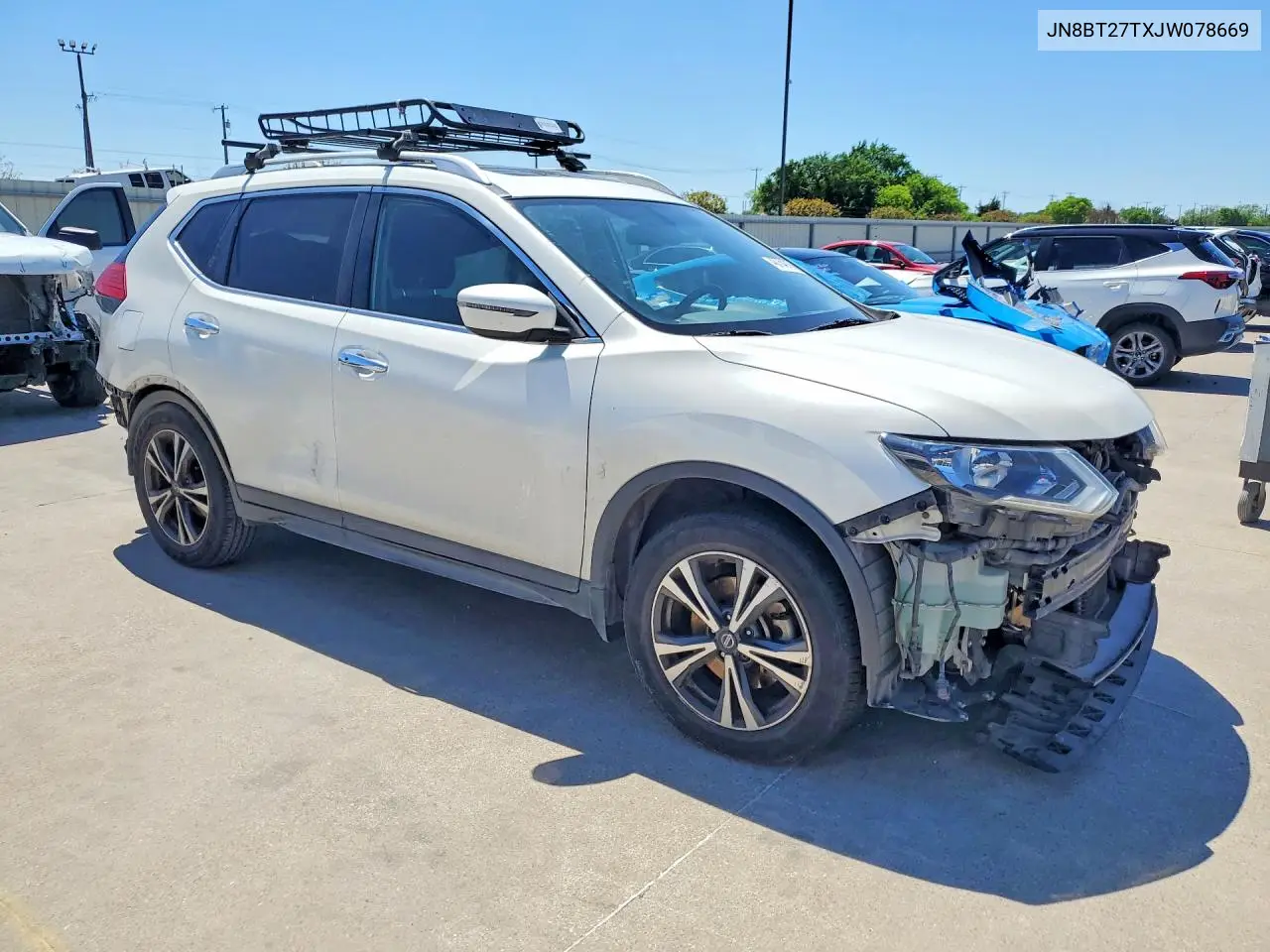 2018 Nissan Xtrail VIN: JN8BT27TXJW078669 Lot: 49605326