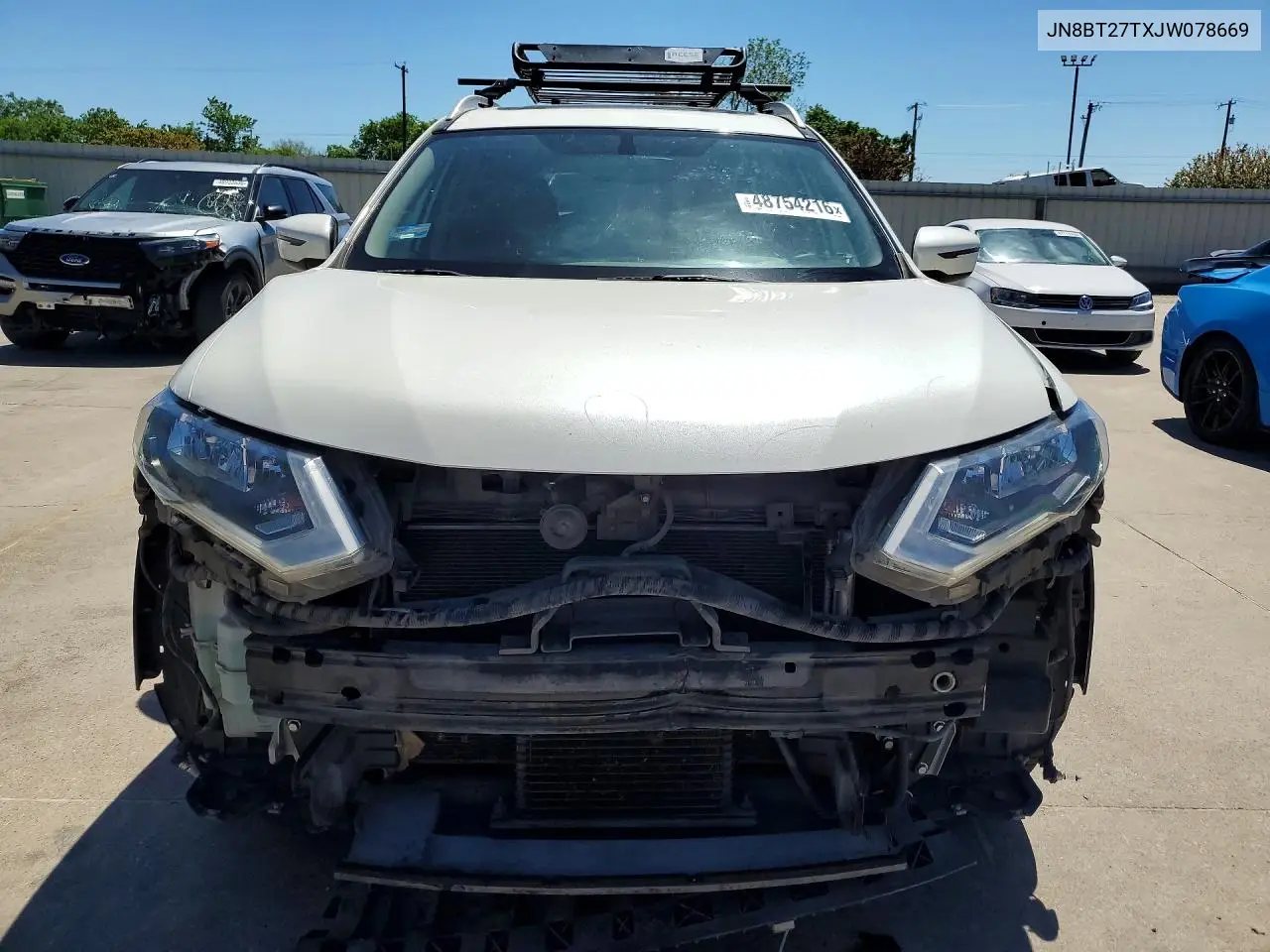 2018 Nissan Xtrail VIN: JN8BT27TXJW078669 Lot: 49605326