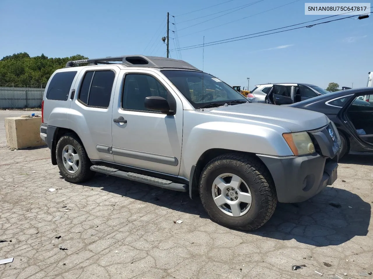 5N1AN08U75C647817 2005 Nissan Xterra Off Road