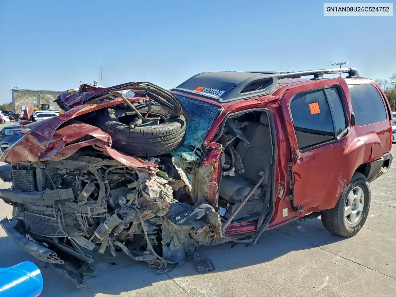 5N1AN08U26C524752 2006 Nissan Xterra Off Road