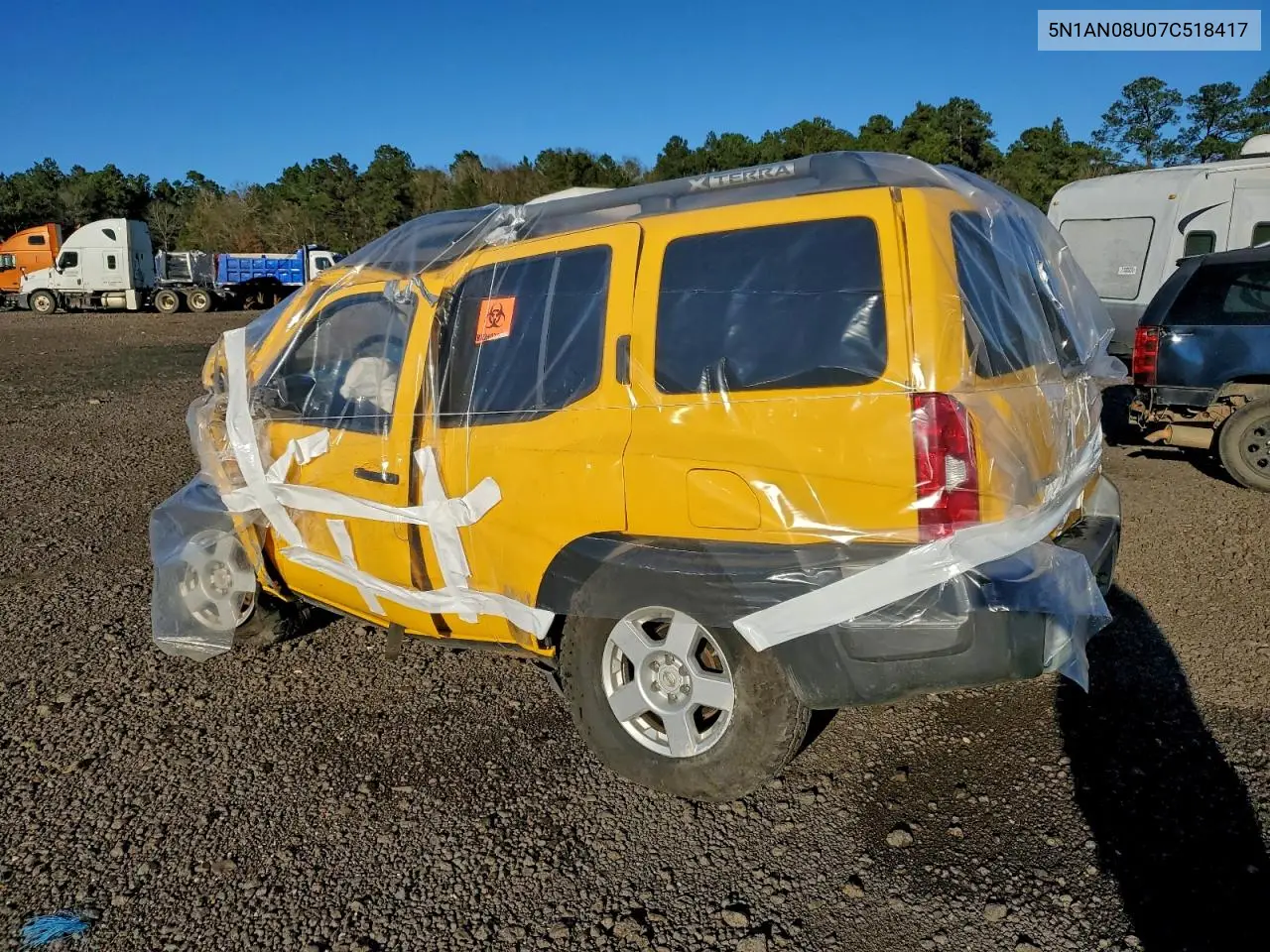 5N1AN08U07C518417 2007 Nissan Xterra Off Road