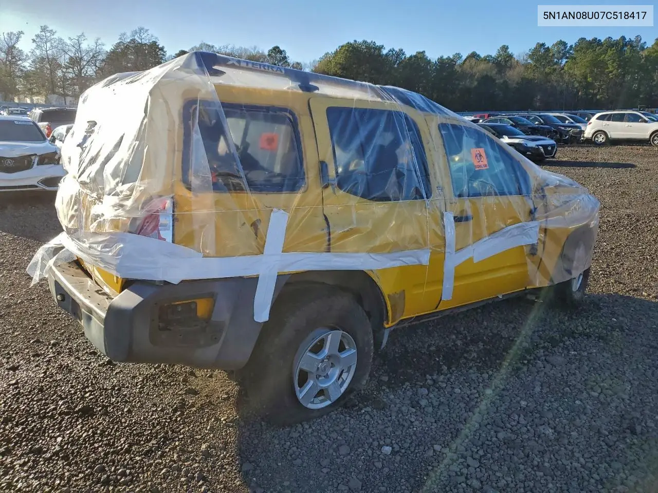 5N1AN08U07C518417 2007 Nissan Xterra Off Road