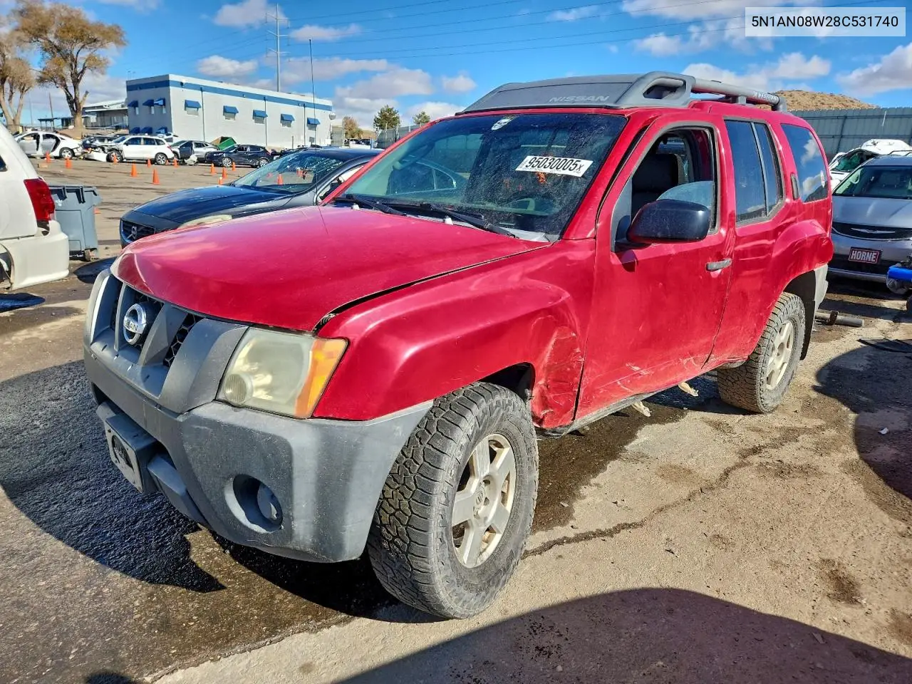 5N1AN08W28C531740 2008 Nissan Xterra Off Road
