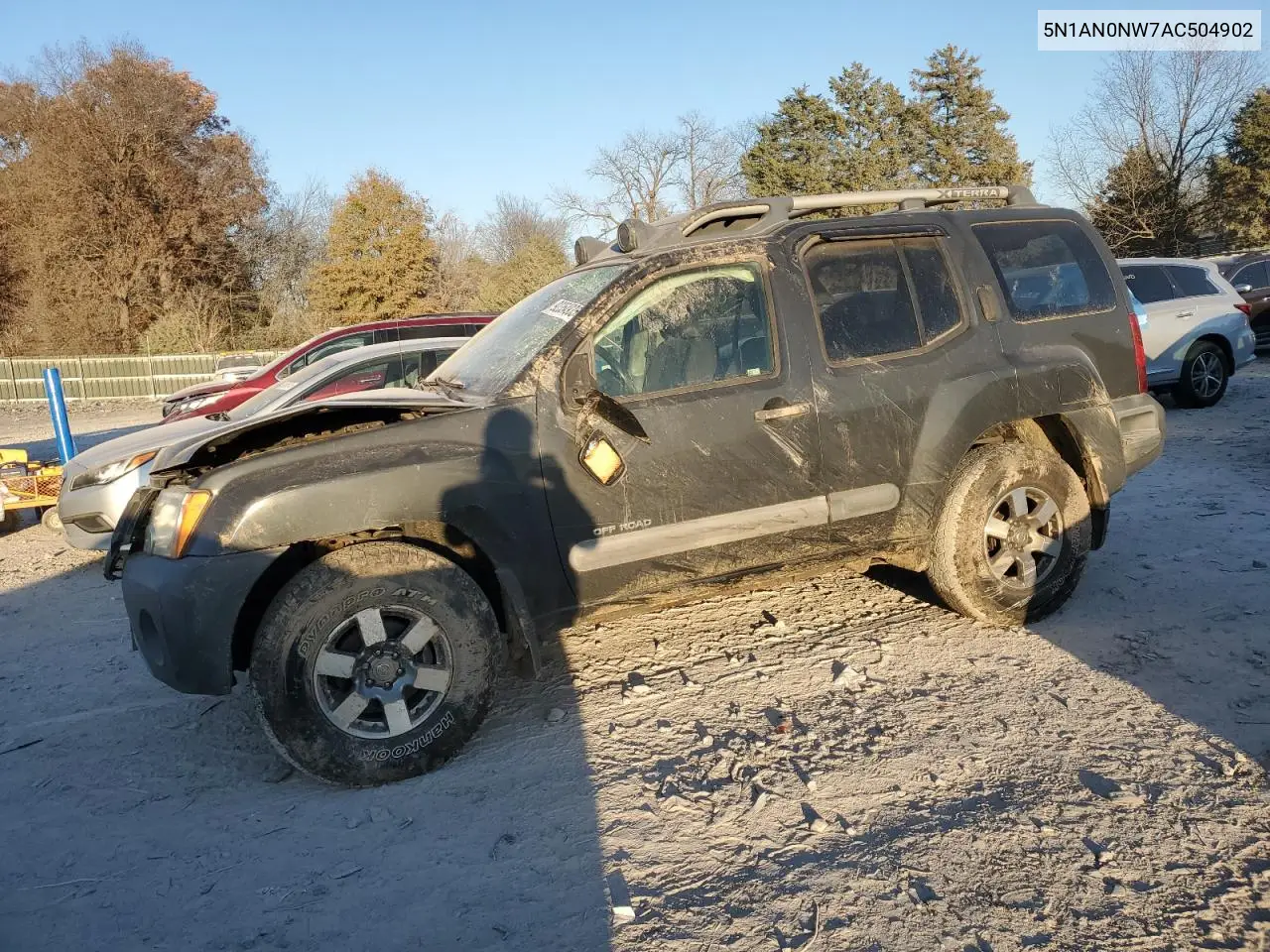 5N1AN0NW7AC504902 2010 Nissan Xterra Off Road