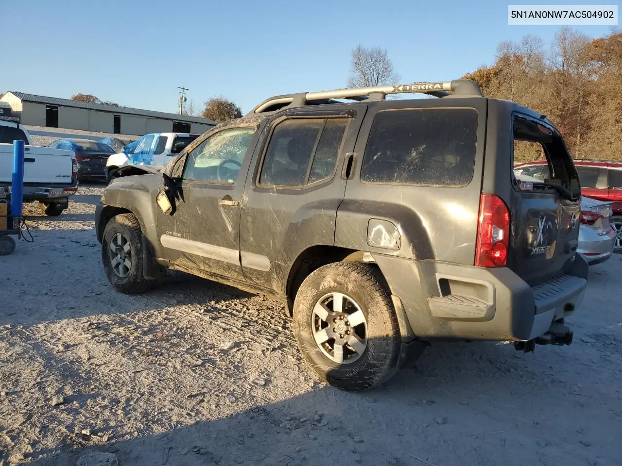5N1AN0NW7AC504902 2010 Nissan Xterra Off Road