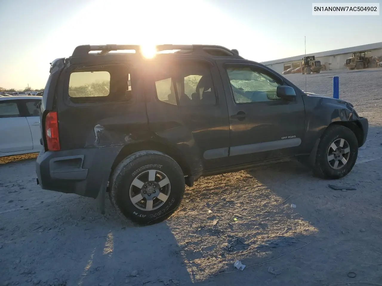 5N1AN0NW7AC504902 2010 Nissan Xterra Off Road