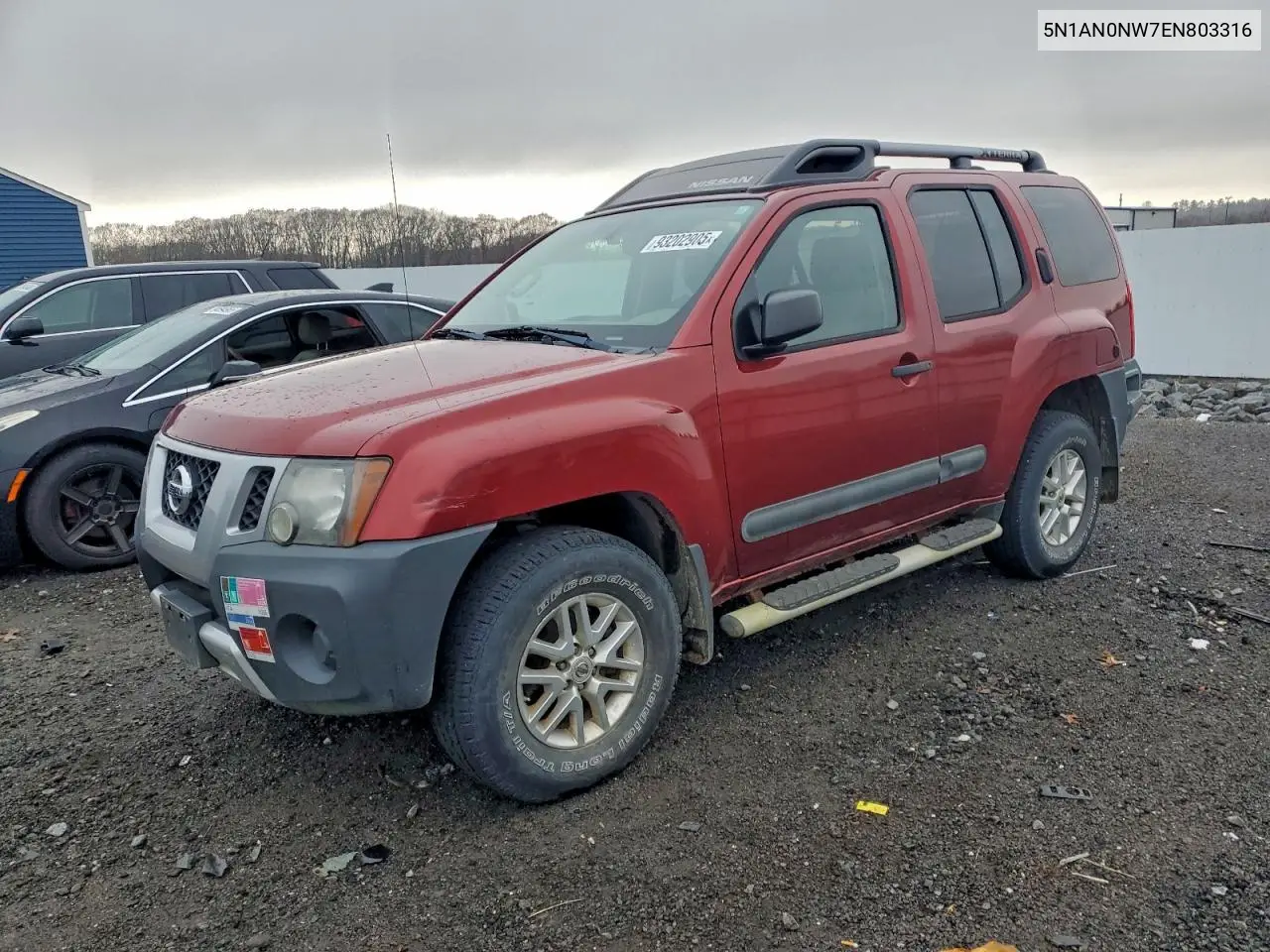 5N1AN0NW7EN803316 2014 Nissan Xterra X