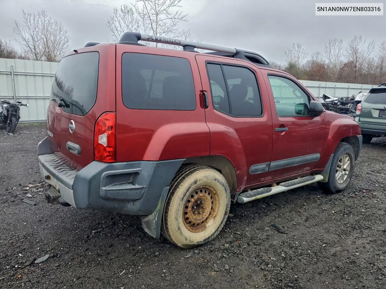 5N1AN0NW7EN803316 2014 Nissan Xterra X