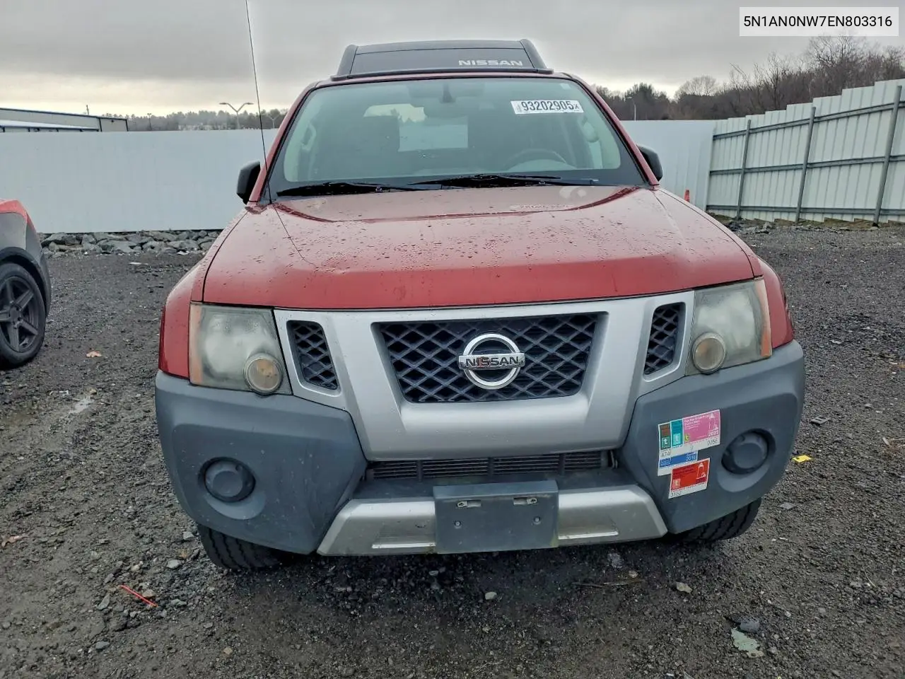 5N1AN0NW7EN803316 2014 Nissan Xterra X