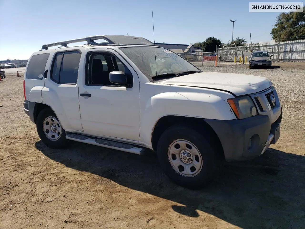 2015 Nissan Xterra X VIN: 5N1AN0NU6FN666210 Lot: 65481214