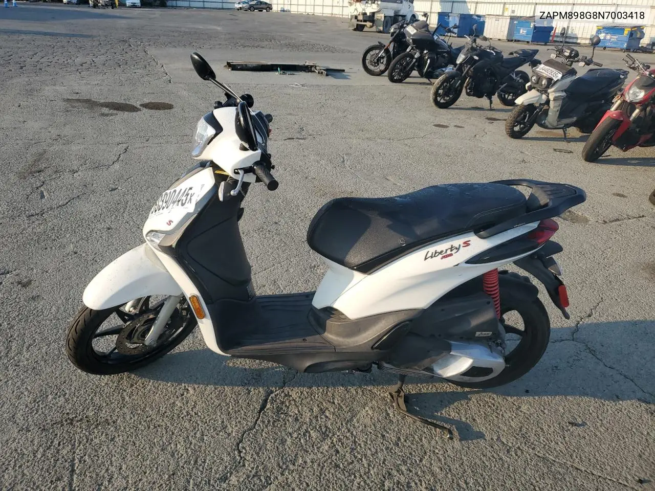 ZAPM898G8N7003418 2022 Piaggio Liberty 150