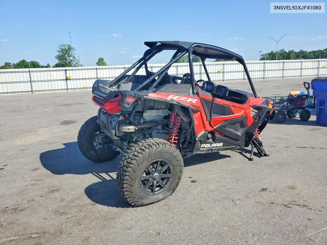 2018 Polaris Rzr Utility Vehicle VIN: 3NSVEL92XJF410805 Lot: 50834606