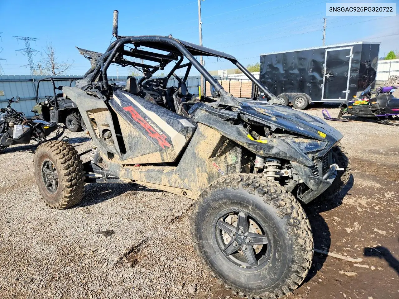 2023 Polaris Rzr Turbo Utility Vehicle VIN: 3NSGAC926PG320722 Lot: 50595176