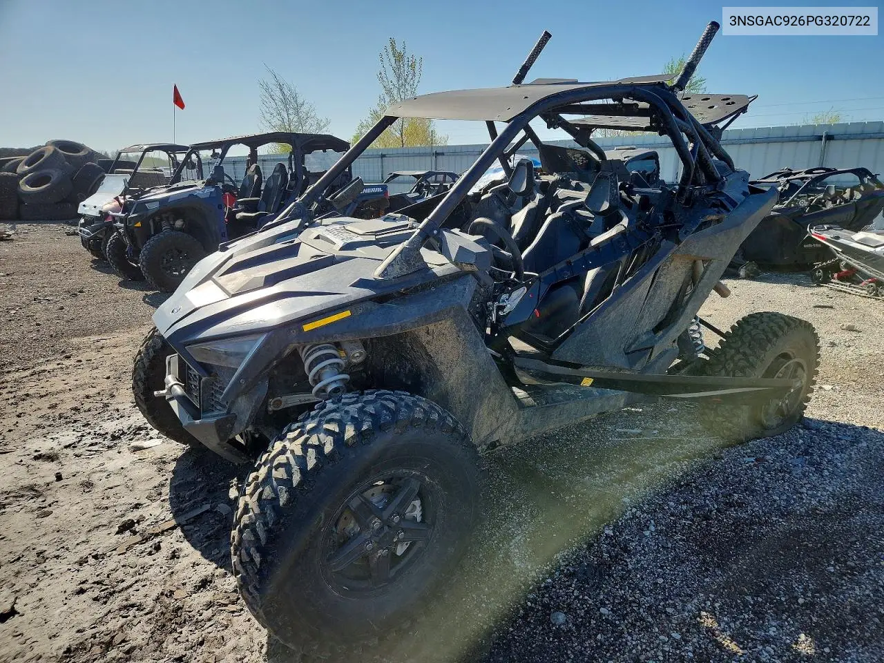 2023 Polaris Rzr Turbo Utility Vehicle VIN: 3NSGAC926PG320722 Lot: 50595176