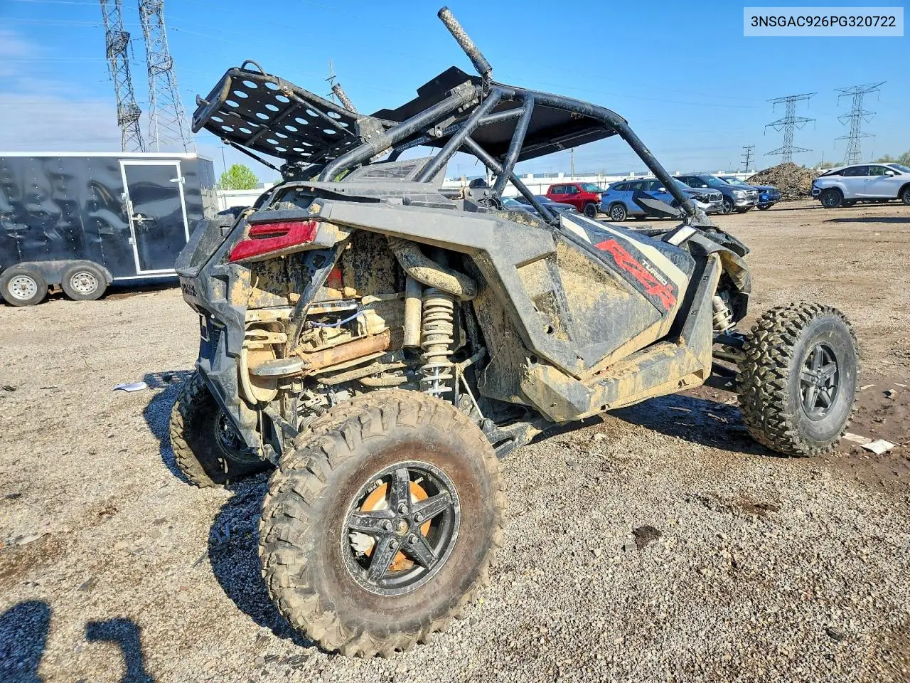 2023 Polaris Rzr Turbo Utility Vehicle VIN: 3NSGAC926PG320722 Lot: 50595176