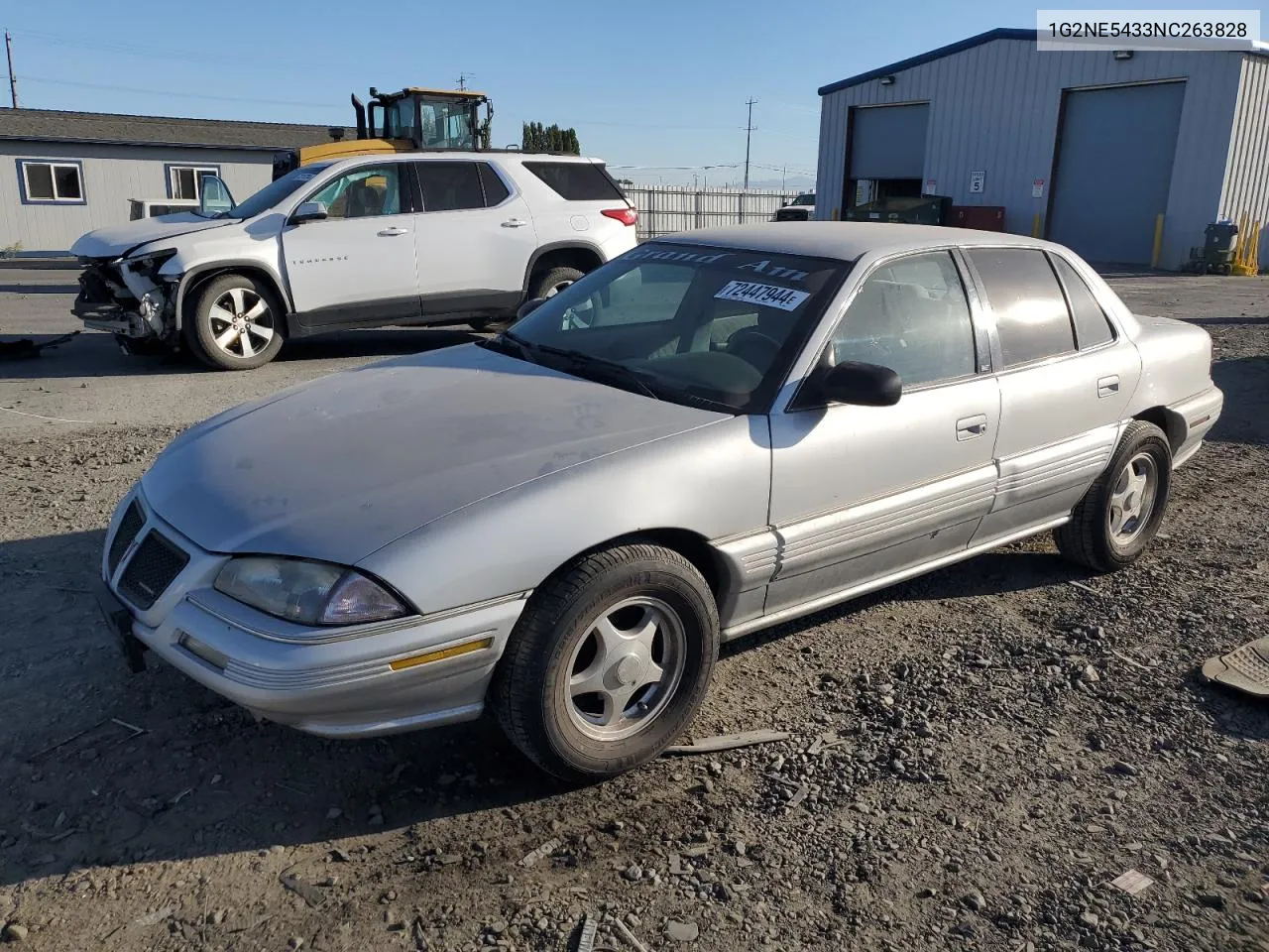 1992 Pontiac Grand Am Se VIN: 1G2NE5433NC263828 Lot: 72447944